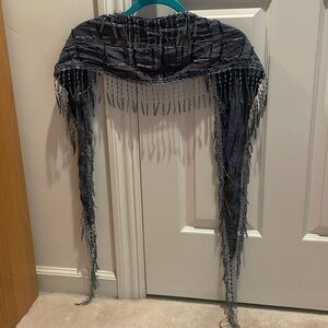 Grey shawl/scarf